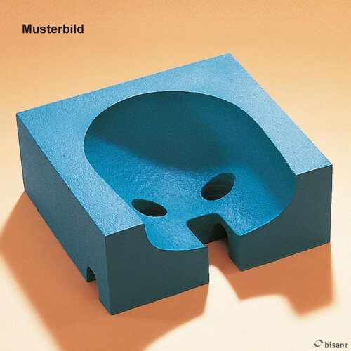 Intubationskissen für Bauchlage blau, dicht, 24 x 25 x 12 cm *Sonderanfertigung, keine Rückgabe!* Produktbild Front View L