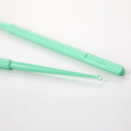 Einmal-Kunststoff-Ohrküretten Micro, grün (50 Stck.) (PACK=50 STÜCK) Produktbild
