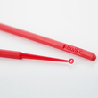 Einmal-Kunststoff-Ohrküretten Angle, rot (50 Stck.) (PACK=50 STÜCK) Produktbild