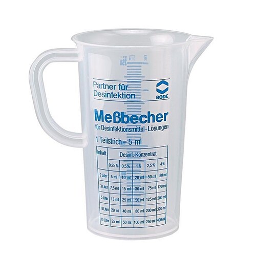 BODE Messbecher 250 ml Produktbild Front View L