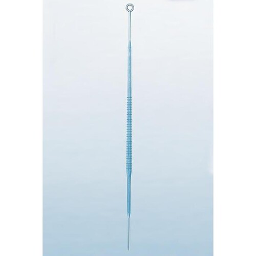 Impfschlinge mit Nadel, PS, 10 µl, blau  Produktbild Front View L