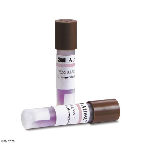 3M Attest biologische Indikatoren Dampf-Ampullen (25 Stck.) (PACK=25 STÜCK) Produktbild Front View L