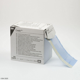 3M Comply Indikatorbänder 100 x 25 mm Sterilgutcontainerlabel (500 Stck.) (PACK=500 STÜCK) Produktbild