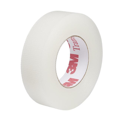 3M Transpore Fixierpflaster transparent, 2,5 cm x 5 m cm mit Abroller Produktbild