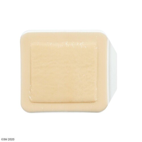 3M Tegaderm Silicone Foam Schaumverband ohne Haftrand, 10 x 10,8 cm (10 Stck.) (PACK=10 STÜCK) Produktbild Front View L