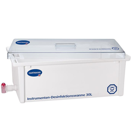 BODE Desinfektionswanne 30 Ltr. kpl. mit Siebeinsatz und Deckel inkl. Ablaufhahn Produktbild
