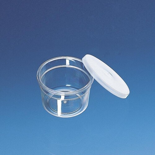 Dose, PS, mit Schnappdeckel, PE-LD, konische Form, ca. 25 ml Produktbild Front View L