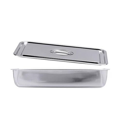 Instrumentenschale mit Deckel, 23,5 x 13,3 x 5 cm Produktbild Front View L