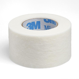 3M Micropore Vliespflaster weiß, 2,5 cm x 5 m, mit Abroller Produktbild