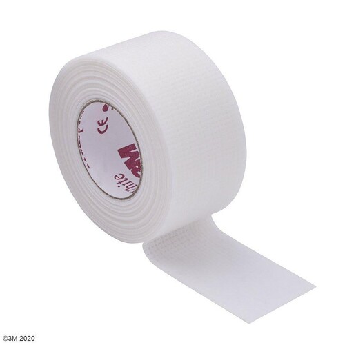 3M Transpore White Universalpflaster, 2,5 cm x 9,1 m (12 Stck.) (PACK=12 STÜCK) Produktbild Front View L