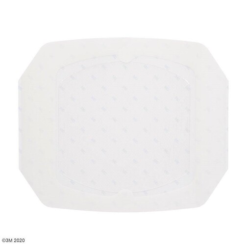 3M Tegaderm Absorbent Acrylverband quadratisch, 20,0 x 20,3 cm (5 Stck.) (PACK=5 STÜCK) Produktbild Front View L