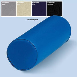 Knierolle blau Ø 180 mm x 560 mm, mit Kunstlederbezug Produktbild