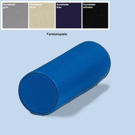 Genickrolle schwarz Ø 140 mm x 400 mm, mit Kunstlederbezug Produktbild