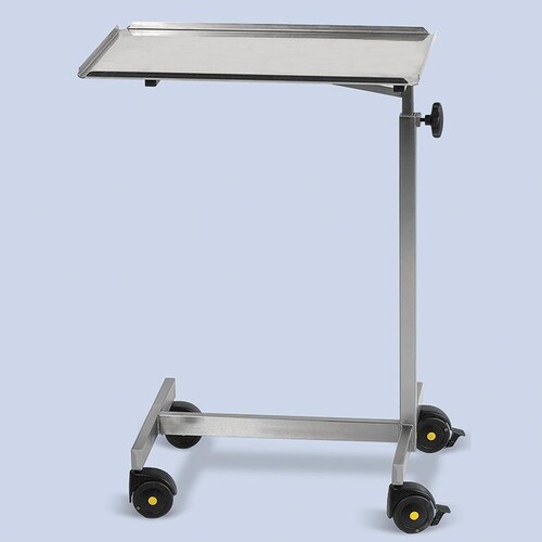 Instrumententisch mit 4 Rollen Produktbild Front View L