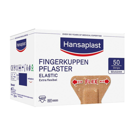 Hansaplast Elastic Fingerkuppenpflaster, 4,4 x 5 cm (50 Stck.) (PACK=50 STÜCK) Produktbild