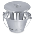 Nachtstuhl-Einsatz mit Deckel, 5,5 Ltr., Ø 30,5 cm Produktbild
