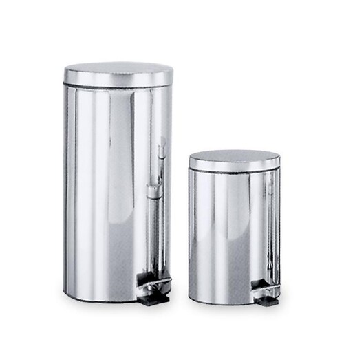 Tretabfalleimer, 5 Ltr., Ø 20 cm, 32 cm hoch Produktbild Front View L