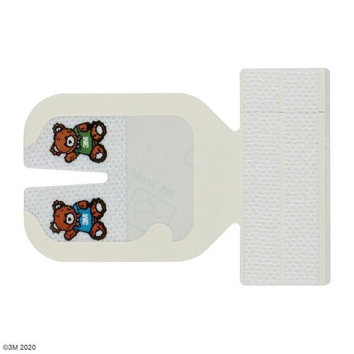 3M Tegaderm I.V.Transparentverband steril, für Kinder 5 x 5,7cm (100 Stck.) (PACK=100 STÜCK) Produktbild Front View L