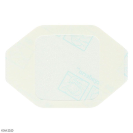 3M Tegaderm Film Transparentverband steril, 10 x 11,5 cm, oval (5 Stck.) mit Dokumentationsstreifen (PACK=5 STÜCK) Produktbild