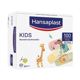 Hansaplast Kids Big Pack Universal Strips 1,9 x 7,2 cm (100 Stck.) (PACK=100 STÜCK) Produktbild
