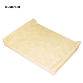 Wickeltischauflage 2-seitige Aufkantung creme, phthalatfrei, 60 x 70 x 5/10 cm *Sonderanfertigung, keine Rückgabe!* Produktbild
