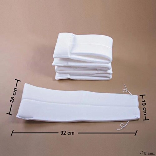Grundpolster für Krappschiene mit Trikotbezug (5 Stck.) *Sonderanfertigung, keine Rückgabe!* (PACK=5 STÜCK) Produktbild Front View L