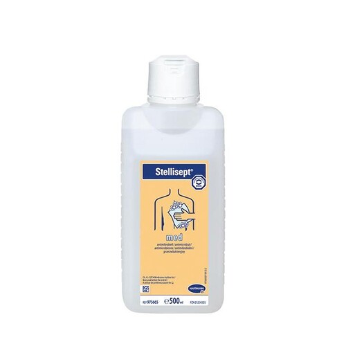 Stellisept med 500 ml antimikrobielle Waschlotion Produktbild Front View L