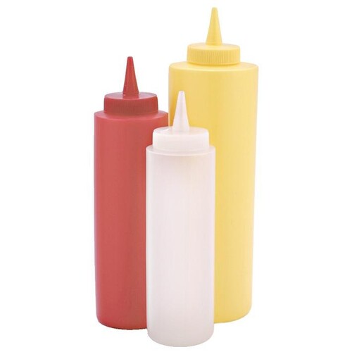 Quetschflasche, 0,25 Ltr., neutralweiß Produktbild Front View L