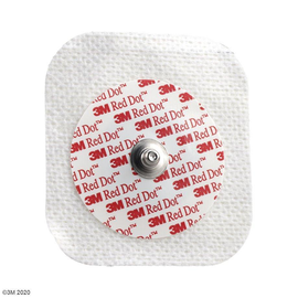 3M Red Dot Soft Cloth Überwachungs- elektroden 5,1 x 5,5 cm (50 Stck.) (BTL=50 STÜCK) Produktbild