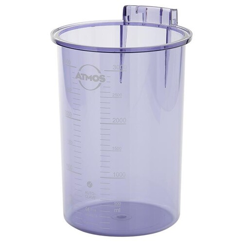 DDS-Sekretbehälter, Kunststoff, 3 Ltr. autoklavierbar Produktbild Front View L