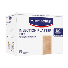 Hansaplast Soft Injektionspflaster hautfarben, 1,9 x 4 cm (100 Stck.) (PACK=100 STÜCK) Produktbild