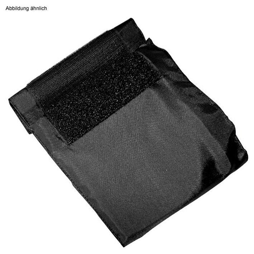 Klettenmanschettenhülle für Erwachsene (Standard) schwarz Produktbild Front View L