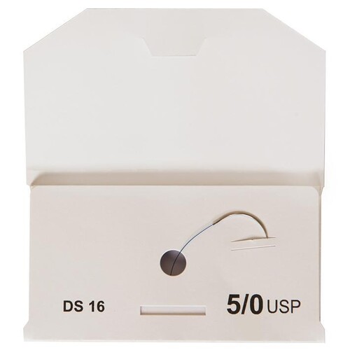 MARIDERM DS 16 5/0=1, blau, monofil, Nahtmaterial Fadenlänge 45 cm (24 Stck.) (PACK=24 STÜCK) Produktbild Additional View 1 L