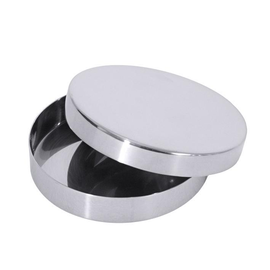 Petrischale, Ø 10 cm, Höhe 2 cm Edelstahl, ohne Nocken Produktbild