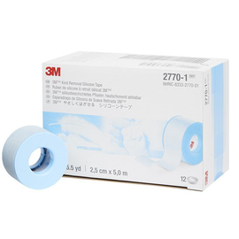 3M Silikonpflaster blau 2,5 cm x 5 m einzeln verpackt, ohne Abroller Produktbild