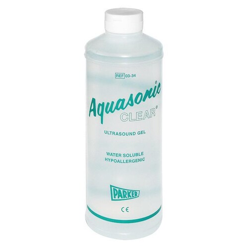 Aquasonic Clear Ultraschall-Kontaktgel 1 Ltr. Produktbild Front View L