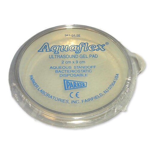 Aquaflex Pad Ultraschall-Gelpads (6 Stck.) (PACK=6 STÜCK) Produktbild Front View L