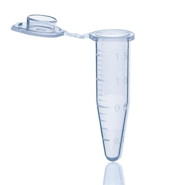 Einmal-Reaktionsgefäß, PP, 1,5 ml, blau, mit Deckel Produktbild