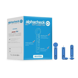 alphacheck soft Lanzetten 28 G (200 Stck.) (PACK=200 STÜCK) Produktbild