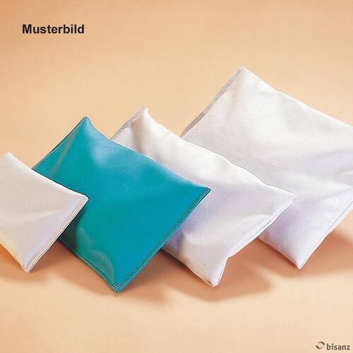 Sandsack weiß, phthalatfrei 15 x 15 cm, 0,8 kg *Sonderanfertigung, keine Rückgabe!* Produktbild Front View L