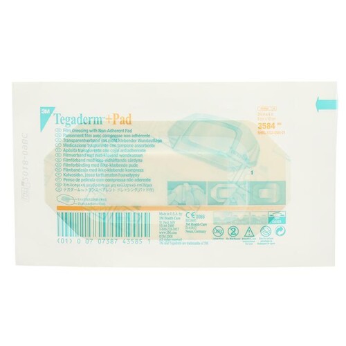 3M Tegaderm + Pad Transparentverband, 10 x 6 cm (50 Stck.) (PACK=50 STÜCK) Produktbild