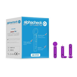 alphacheck soft Lanzetten 30 G (200 Stck.) (PACK=200 STÜCK) Produktbild