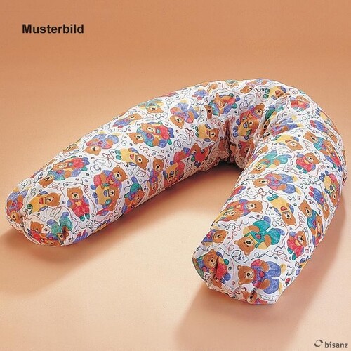 Stillkissen 185 cm Länge mit  Polystyrolkugeln, mit Baumwollbezug bunt *Sonderanfertigung, keine Rückgabe!* Produktbild Front View L