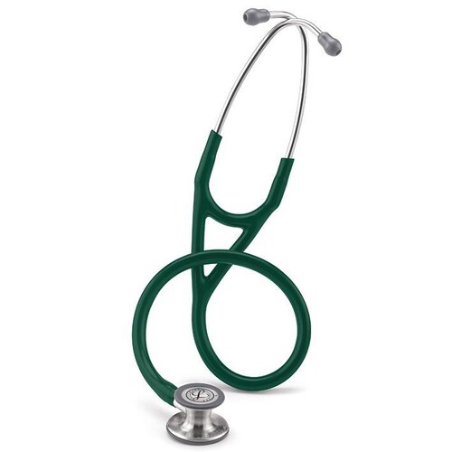 3M Littmann Cardiology IV Diagnostic Stethoskop dunkelgrün Produktbild Front View L