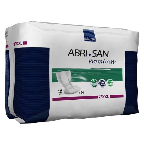 Abri-San Premium Nr. 7 XXL Inkontinenz- einlagen (26 Stck.) #1000021315# (PACK=26 STÜCK) Produktbild Front View L