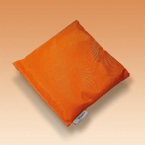 Kirschkernkissen mit Nylonbezug orange 20 x 20 cm *Sonderanfertigung, keine Rückgabe!* Produktbild Front View L