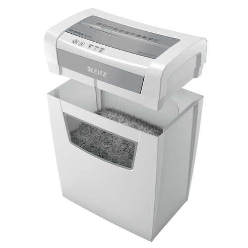 Aktenvernichter IQ Office S P4 für 14Blatt 4x28mm Partikelschnitt Leitz 8099-00-00 (Sicherheitsstufe P-4) Produktbild Additional View 1 L
