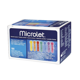 MICROLET Lanzetten farbig (100 Stck.) Produktbild