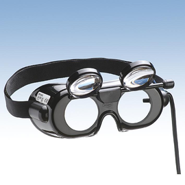 Nystagmusbrille nach Frenzel mit klappbaren Gläsern Produktbild