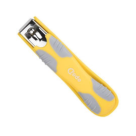 Nagelknipser PopArt, mit Softtouch-Nagelfang, gelb Produktbild